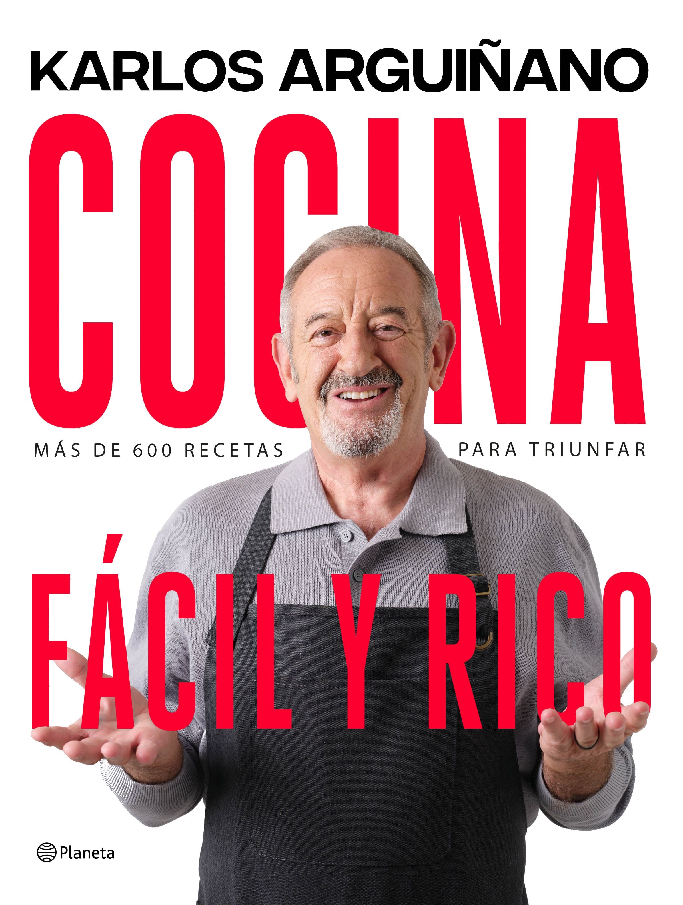 Portada de &#039;Cocina fácil y rico&#039; (Karlos Arguiñano).