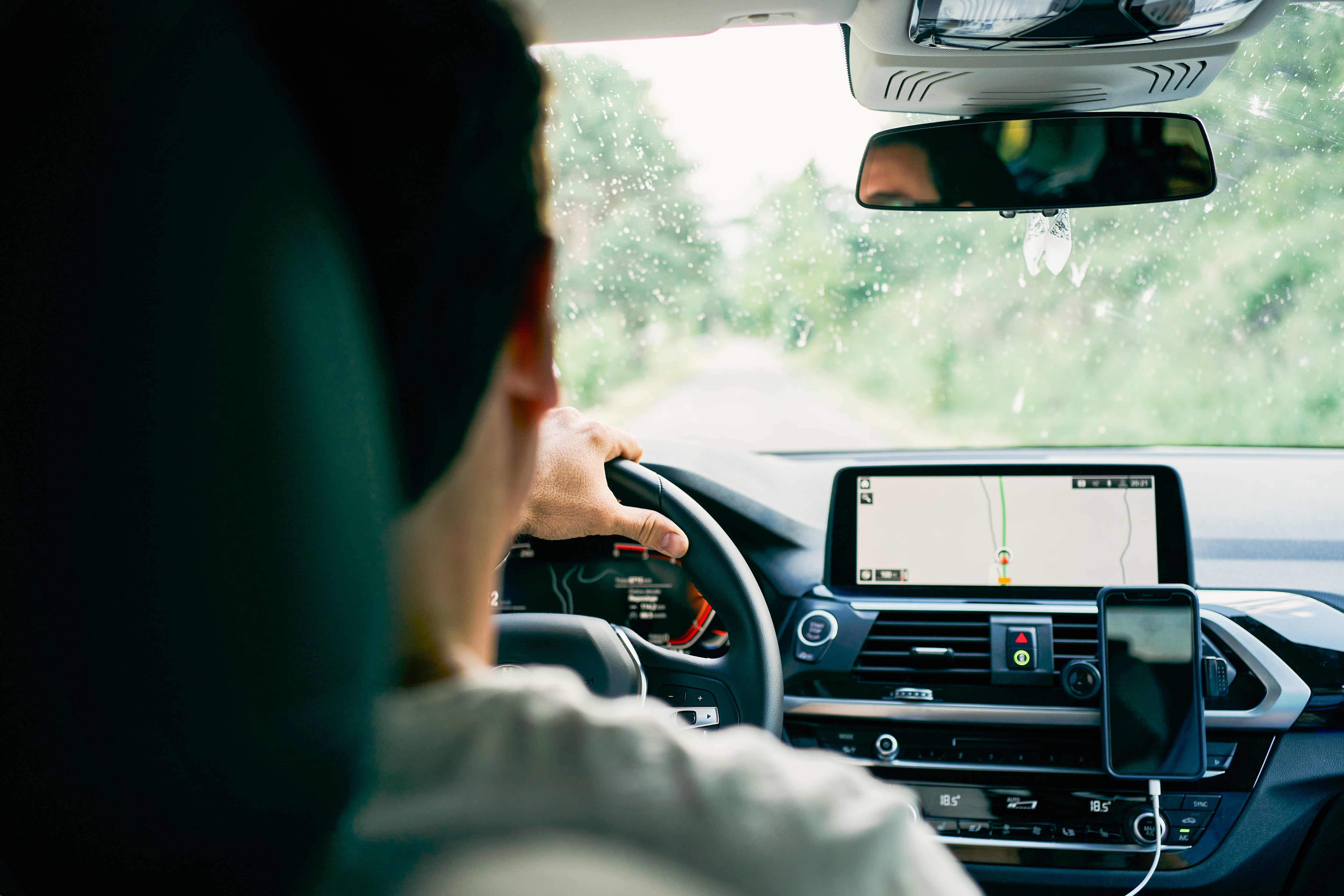 Interior de un coche