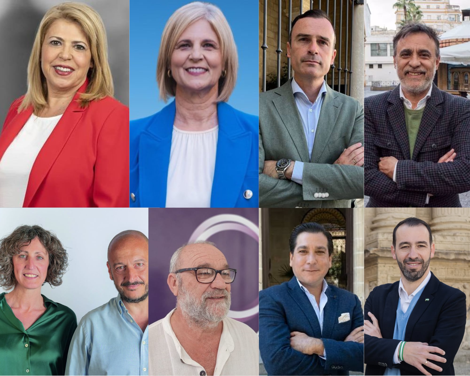 Los candidatos y candidatas que lucharán este domingo por la alcaldía de Jerez / RJ