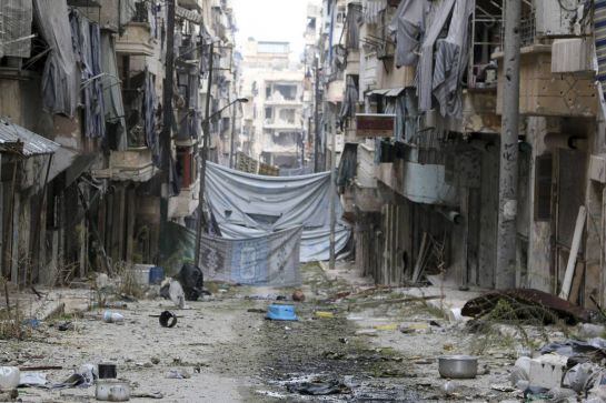 Alepo, la segunda ciudad de Siria, sufre las consecuencias de la guerra