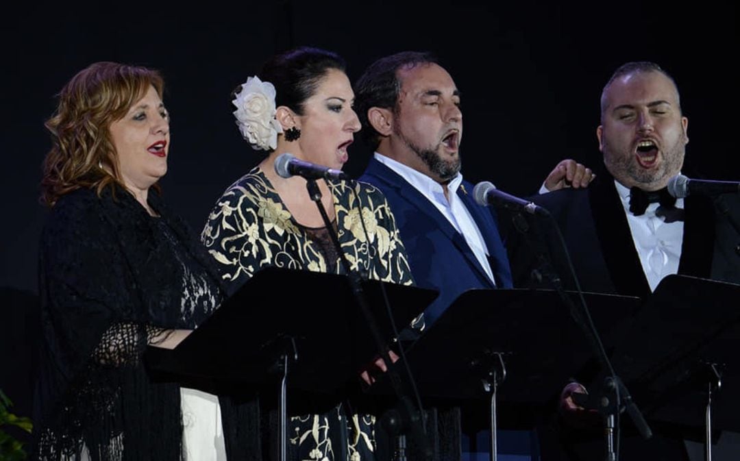 Interpretación del tema &quot;Granada&quot; durane el concierto homenaje a Montserrat Caballé