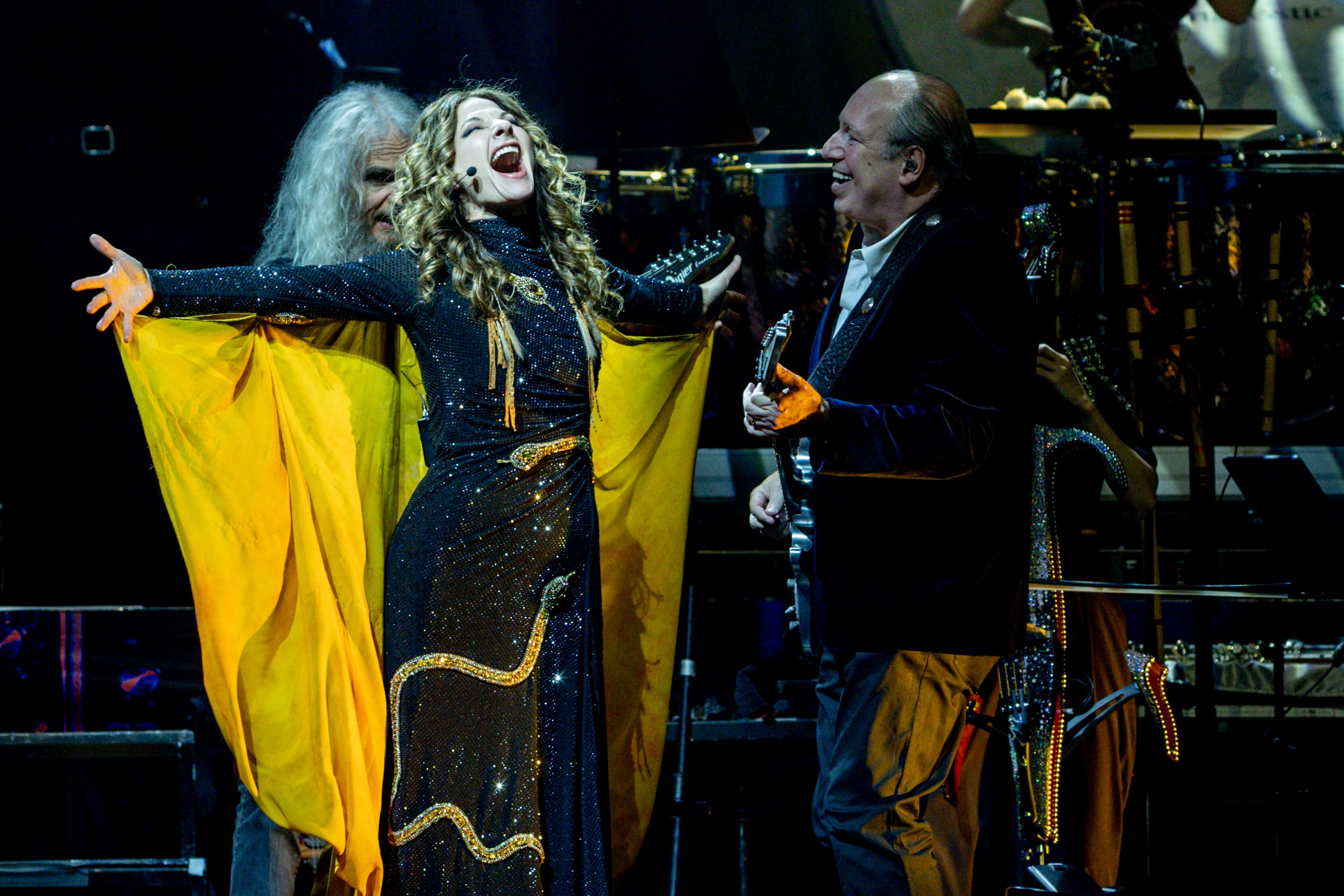 Hans Zimmer en su concierto en el Movistar Arena de Madrid.