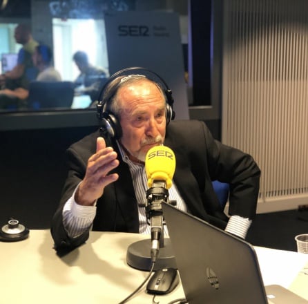 Juan Barranco durante su entrevista en A vivir Madrid