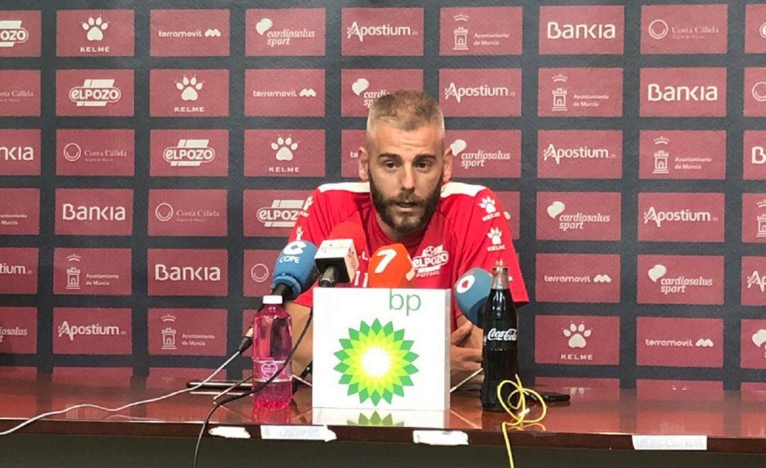 Miguelín en sala de prensa