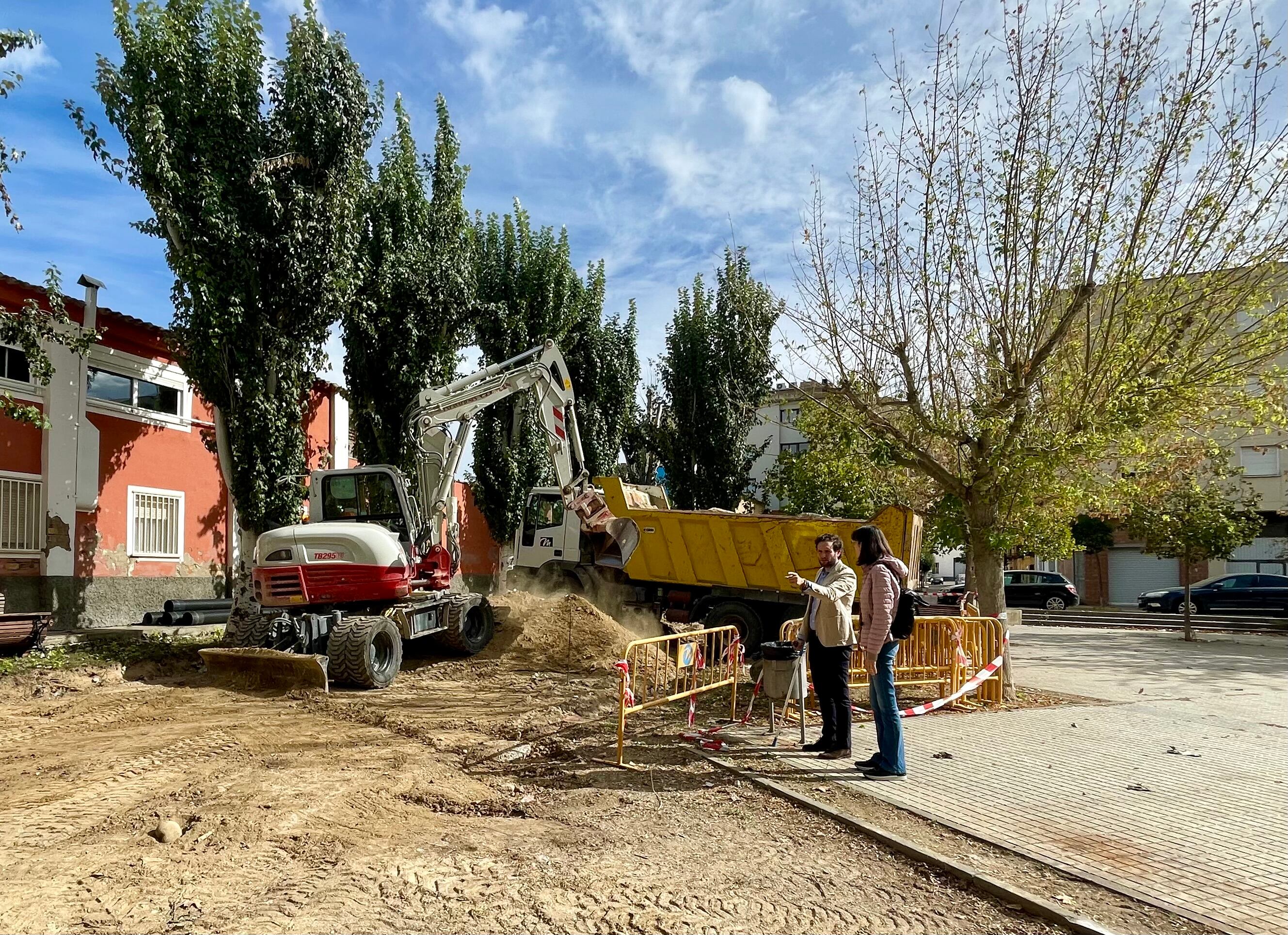 Obras en Monzón