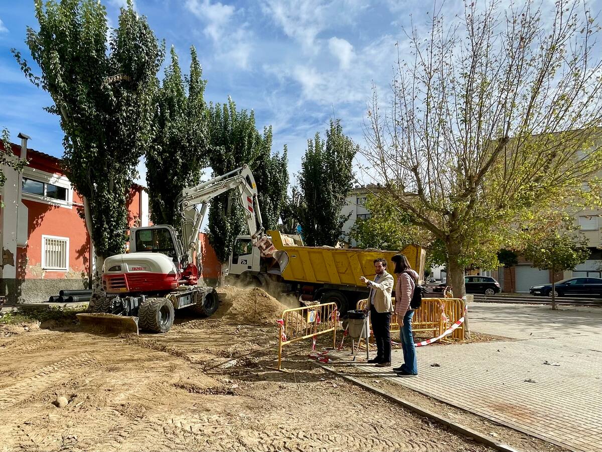 El Ayuntamiento inicia las obras de la ruta ‘Monzón, inclusivo y saludable’