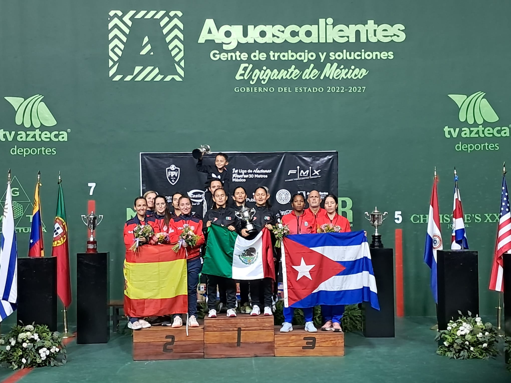 La selección española, entre las primeras