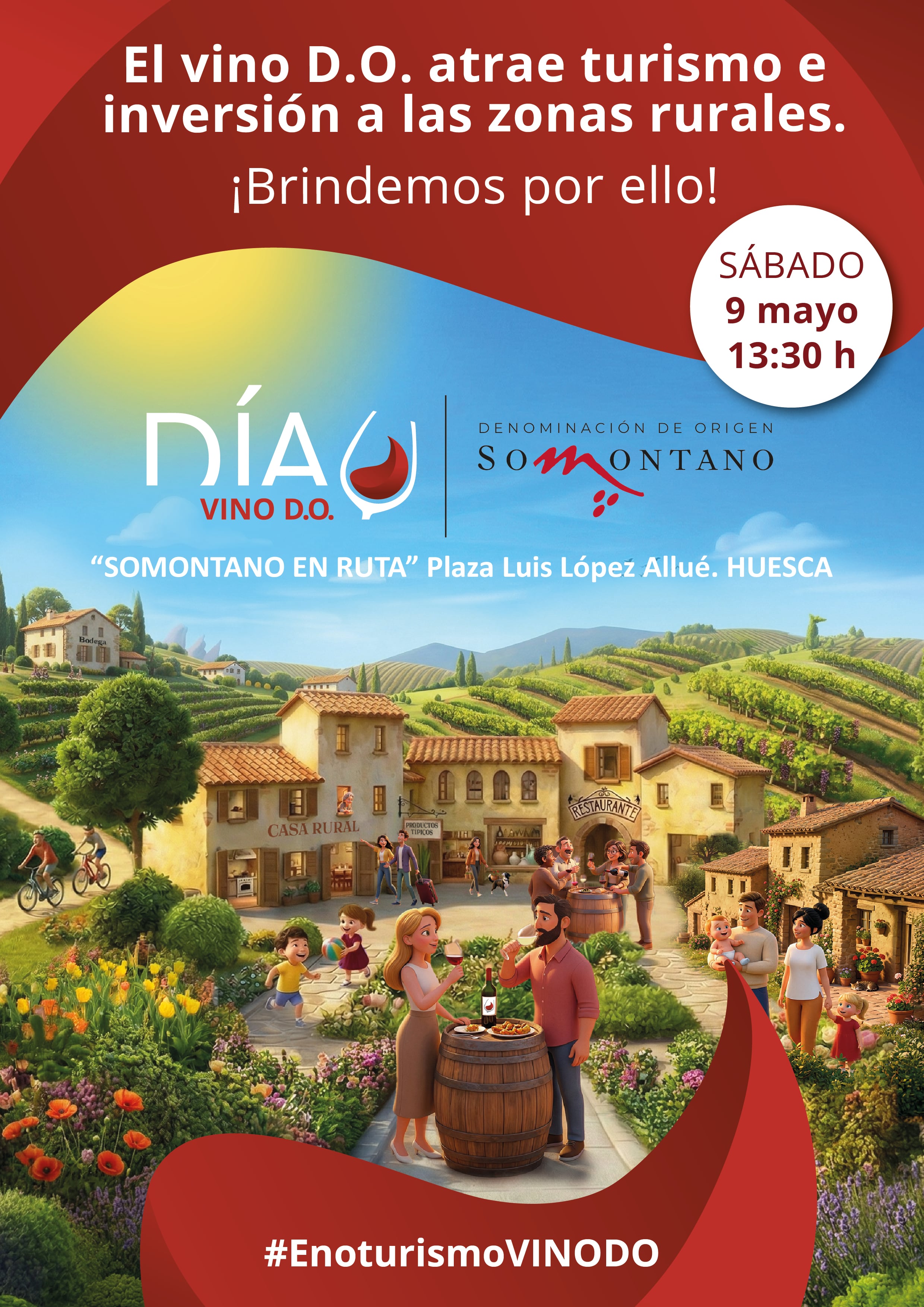 Cartel de la fiesta del VIno DO