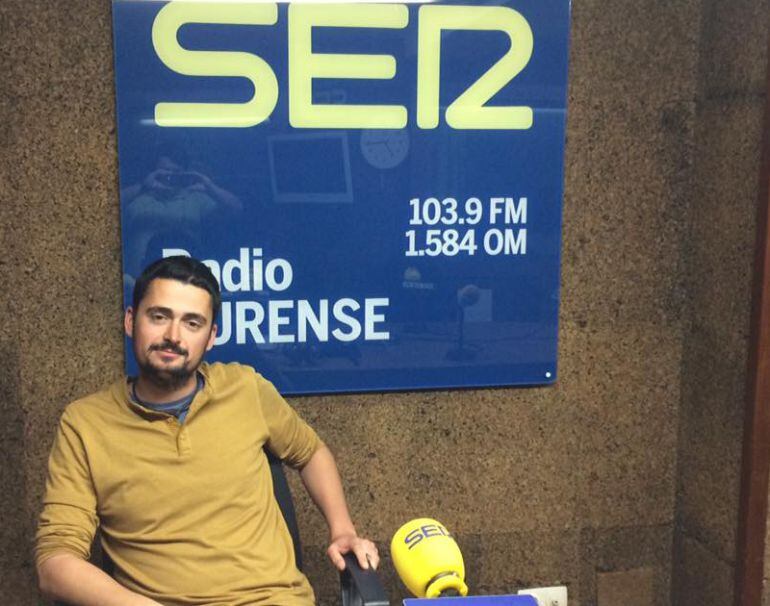 El portavoz de Ourense en Común, Martiño Vázquez