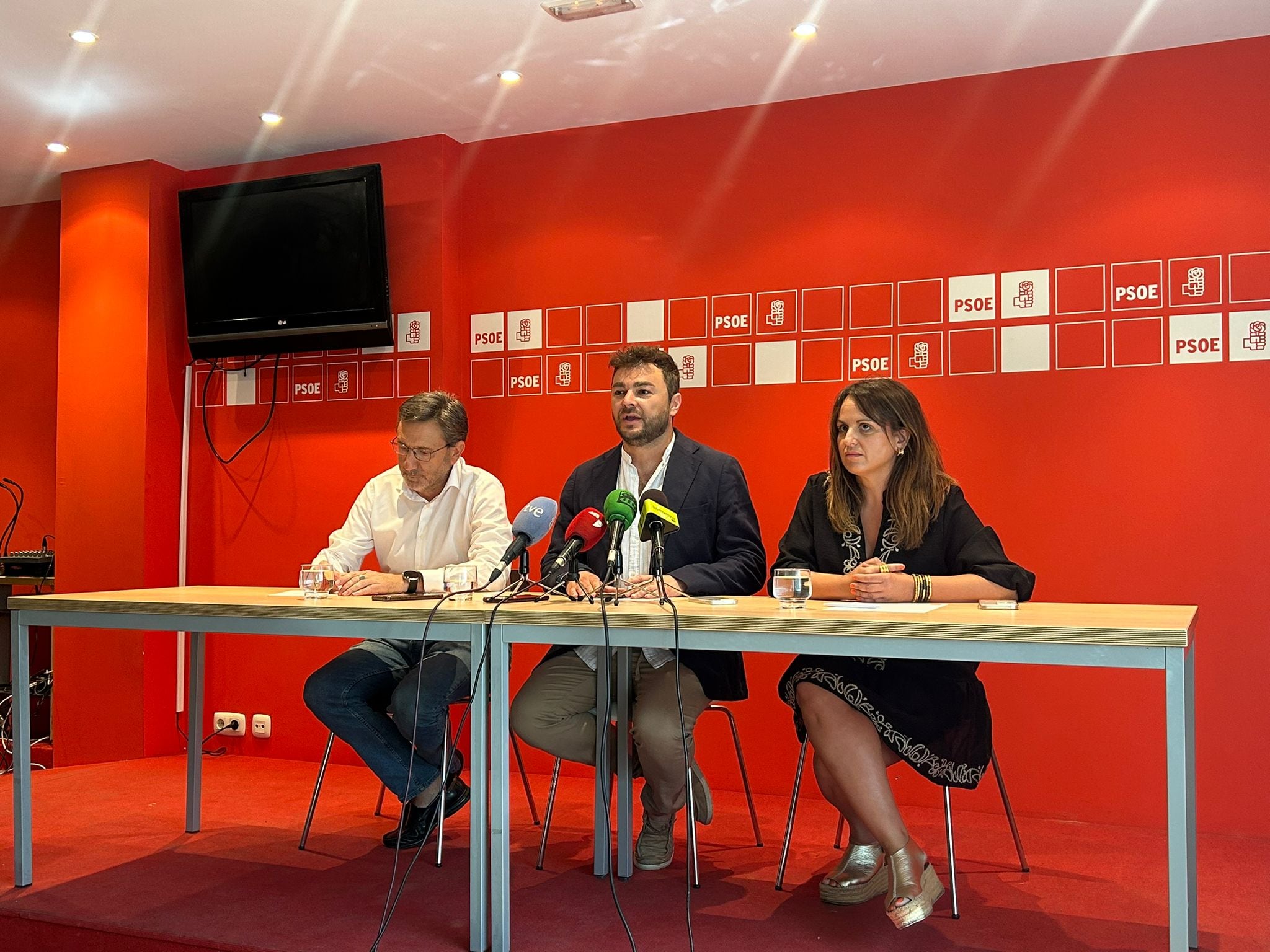 Francisco Ferreira, Luis Manuel Pascual y Patricia Gómez