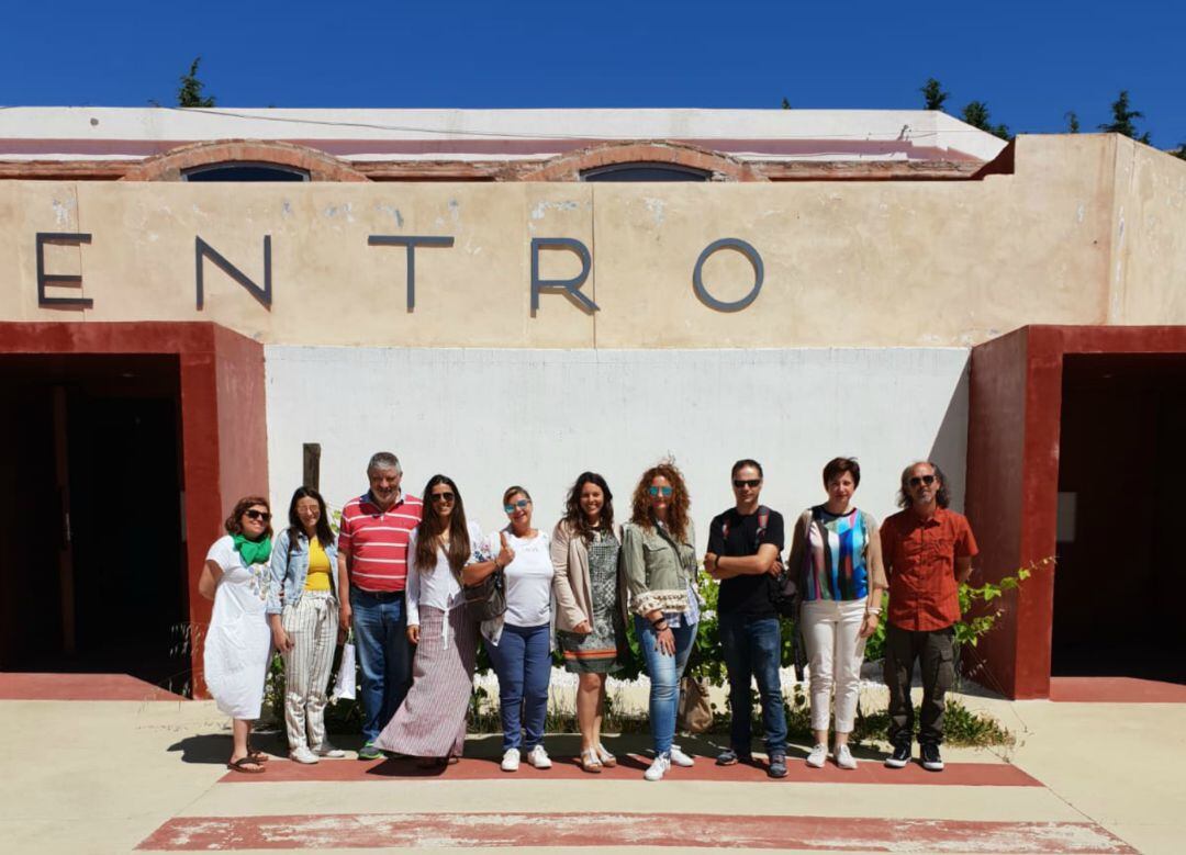 La expedición visitó, entre otros lugares, el Centro Integral del Vino