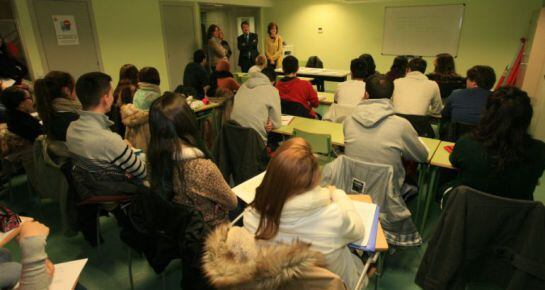 Aula de mayores en la Universidad