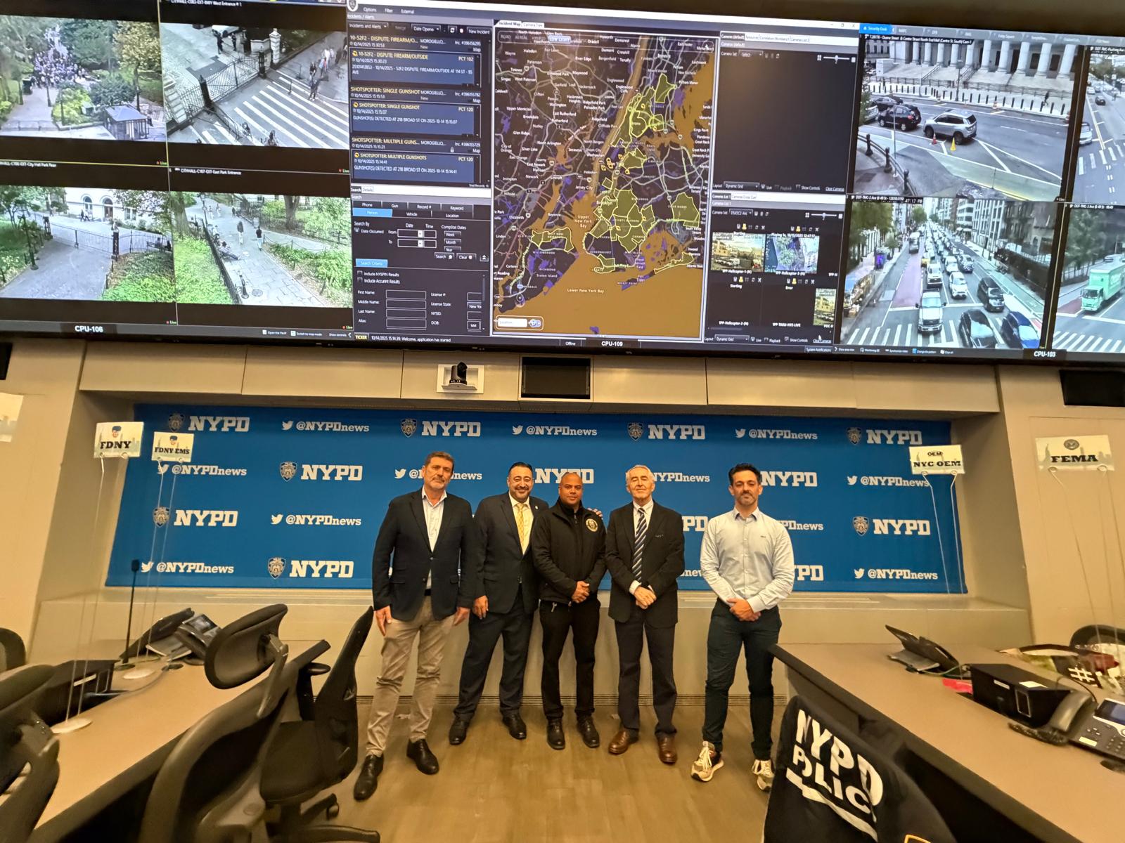 Una delegación de la Policía Local de Murcia ha visitado el Departamento de Policía de Nueva York