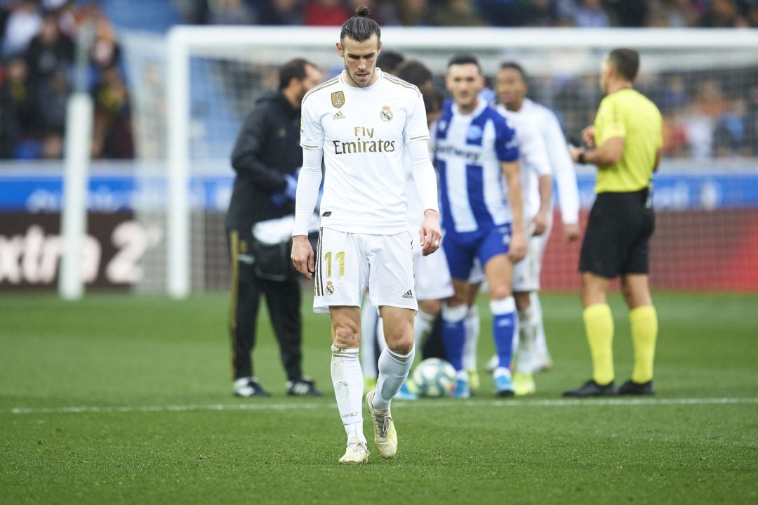 Gareth Bale, en el partido entre el Real Madrid y el Alavés.