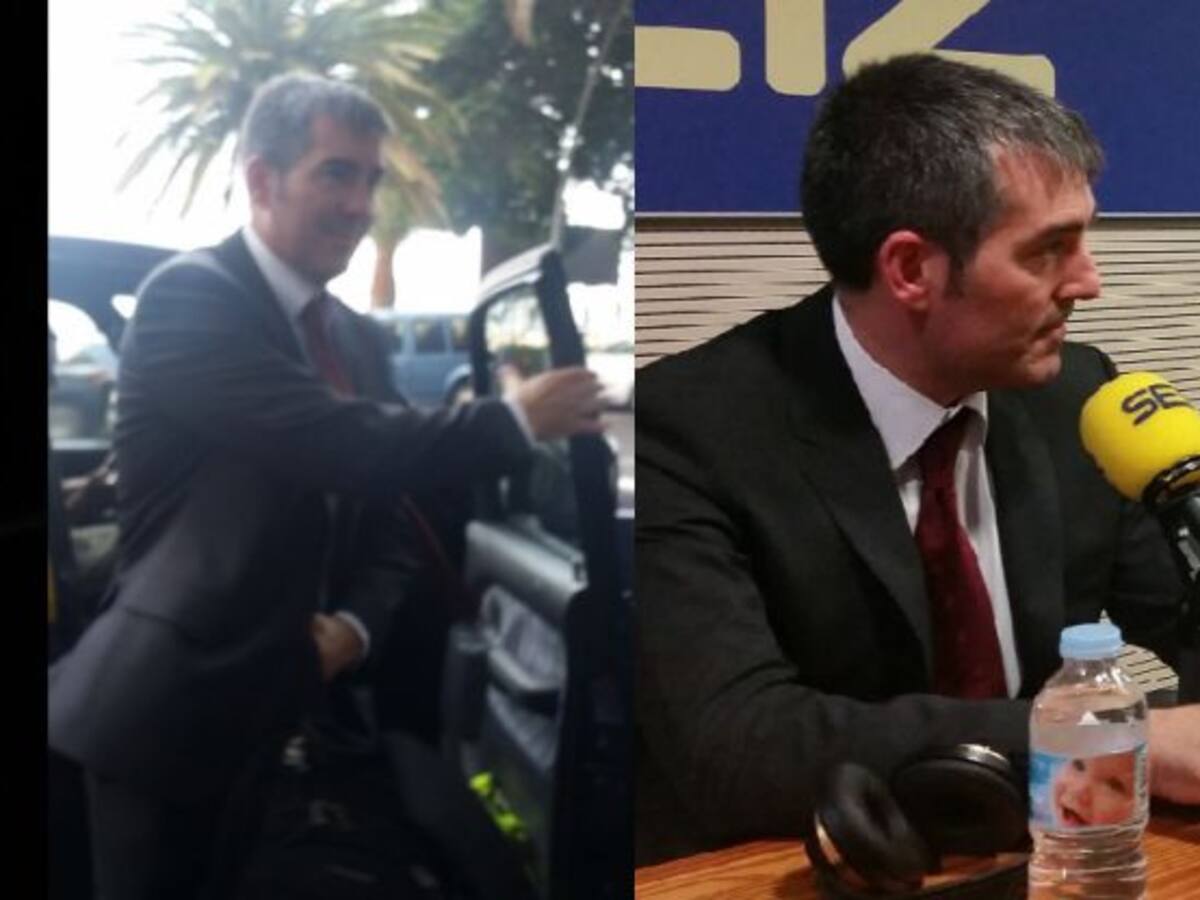 Así se hizo la entrevista a Clavijo que empezó en la unidad móvil y acabó en los estudios