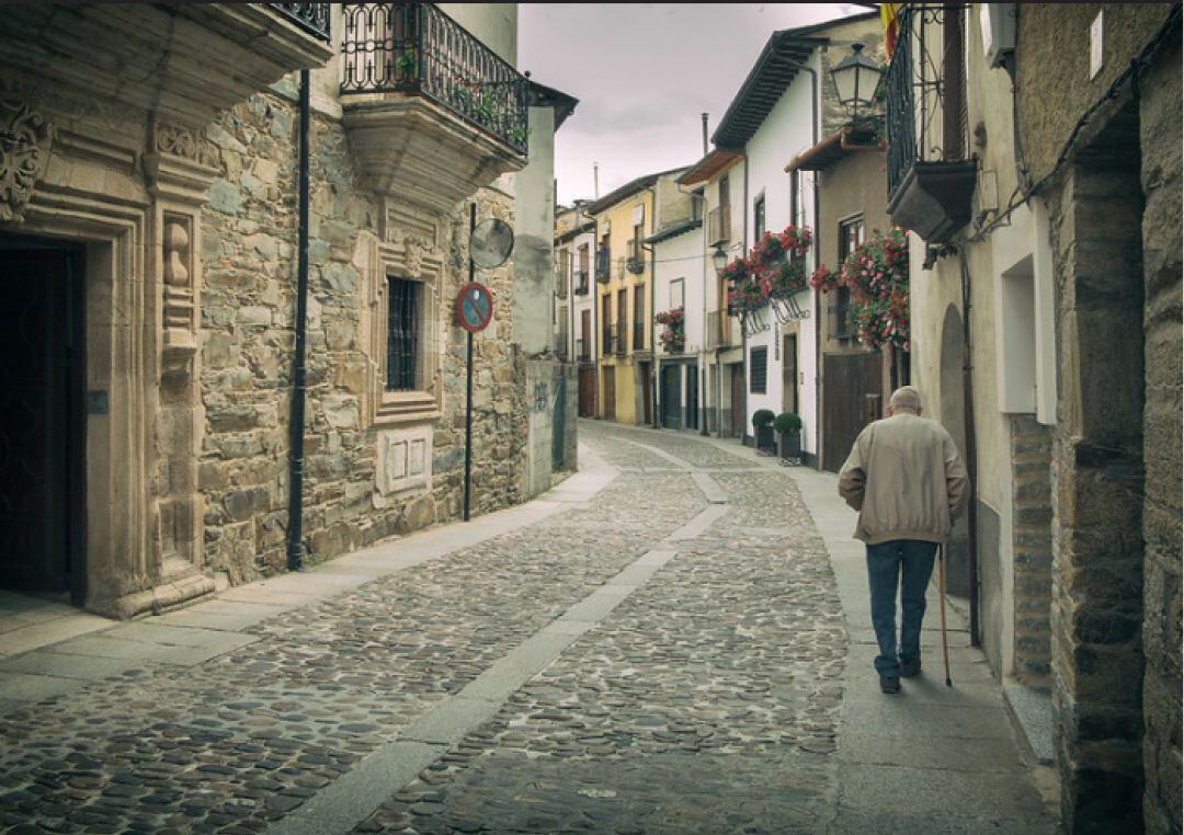 Imagen de la calle del Agua de Villafranca