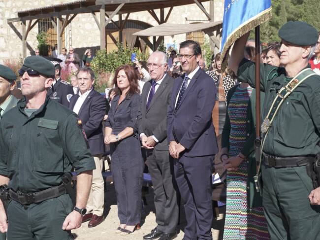 José Manuel Caballero, durante el acto de homenaje