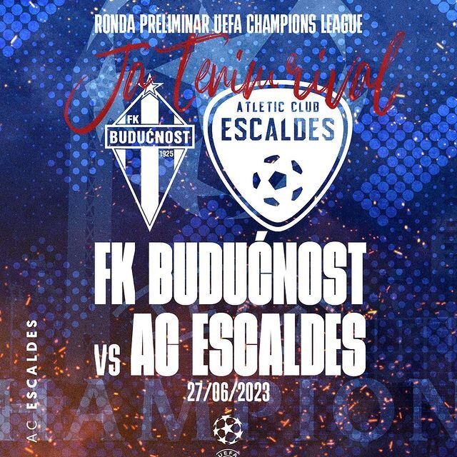 Cartell Atlètic Escaldes - Buducnost.