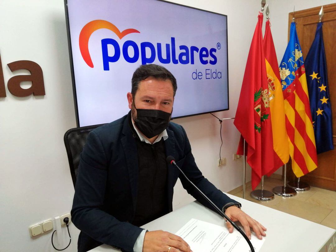 Fran Muñoz, portavoz del PP de Elda 