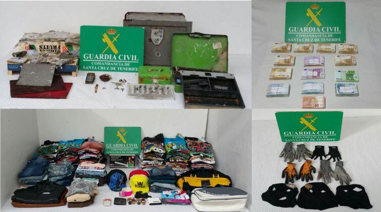 Efectos intervenidos en La Palma