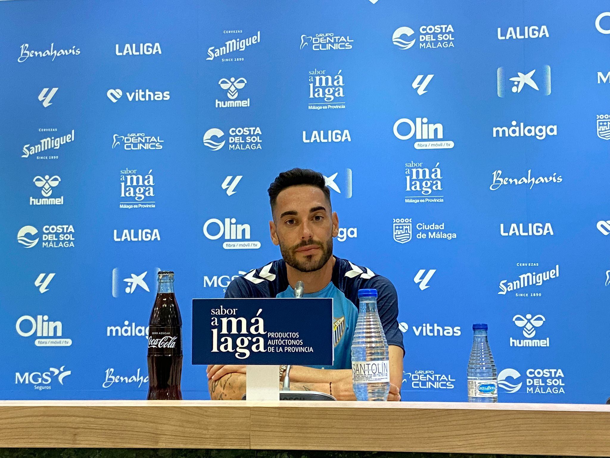 Víctor García en rueda de prensa/ Foto: Álvaro Torremocha