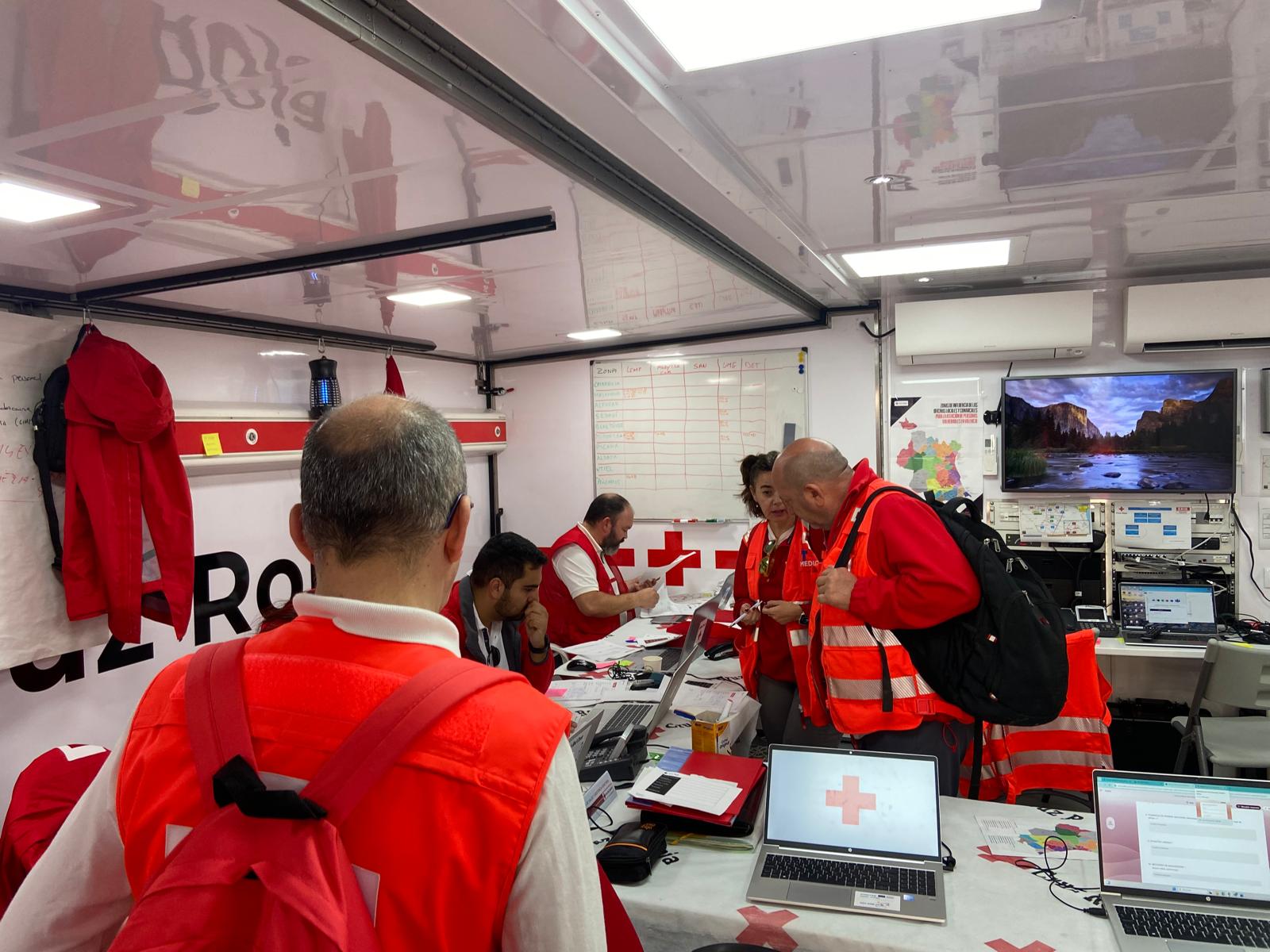 Centro Coordinación Operación Dana Cruz Roja Valencia