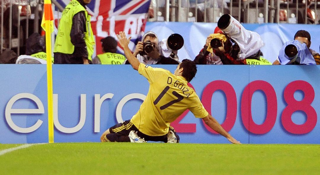 Güiza durante la Eurocopa de 2008