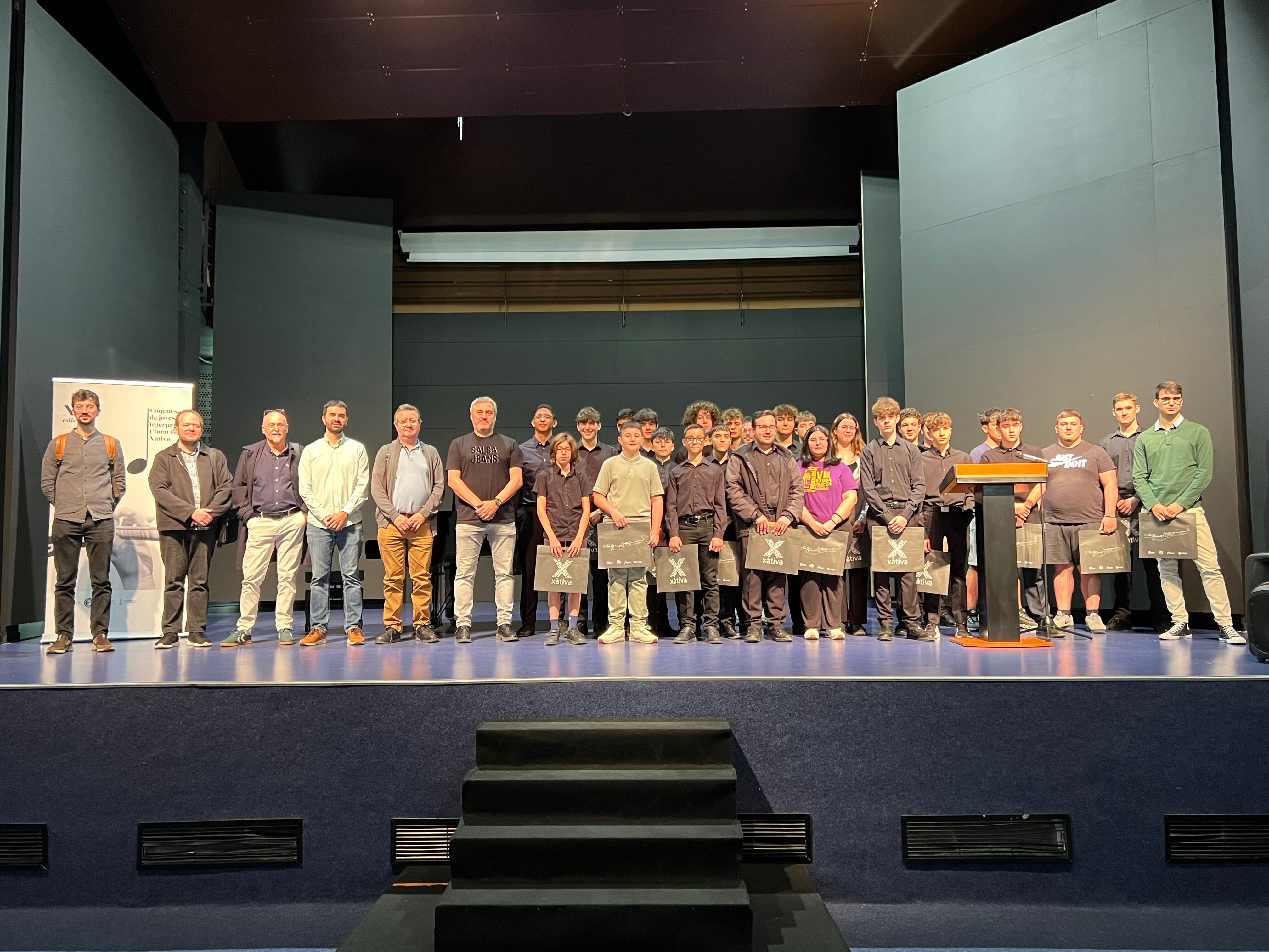 Ganadores de Concurso de Jóvenes Intérpretes. Fuente: Radio Xàtiva Cadena SER