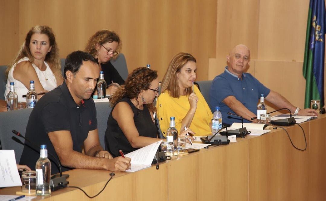 Concejales del PP en el Ayuntamiento de Tías.