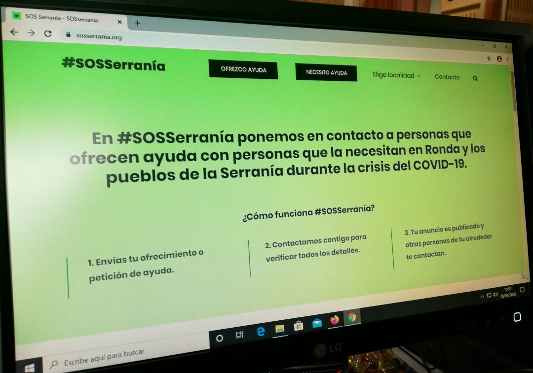 Portal de la web sosserrania.org