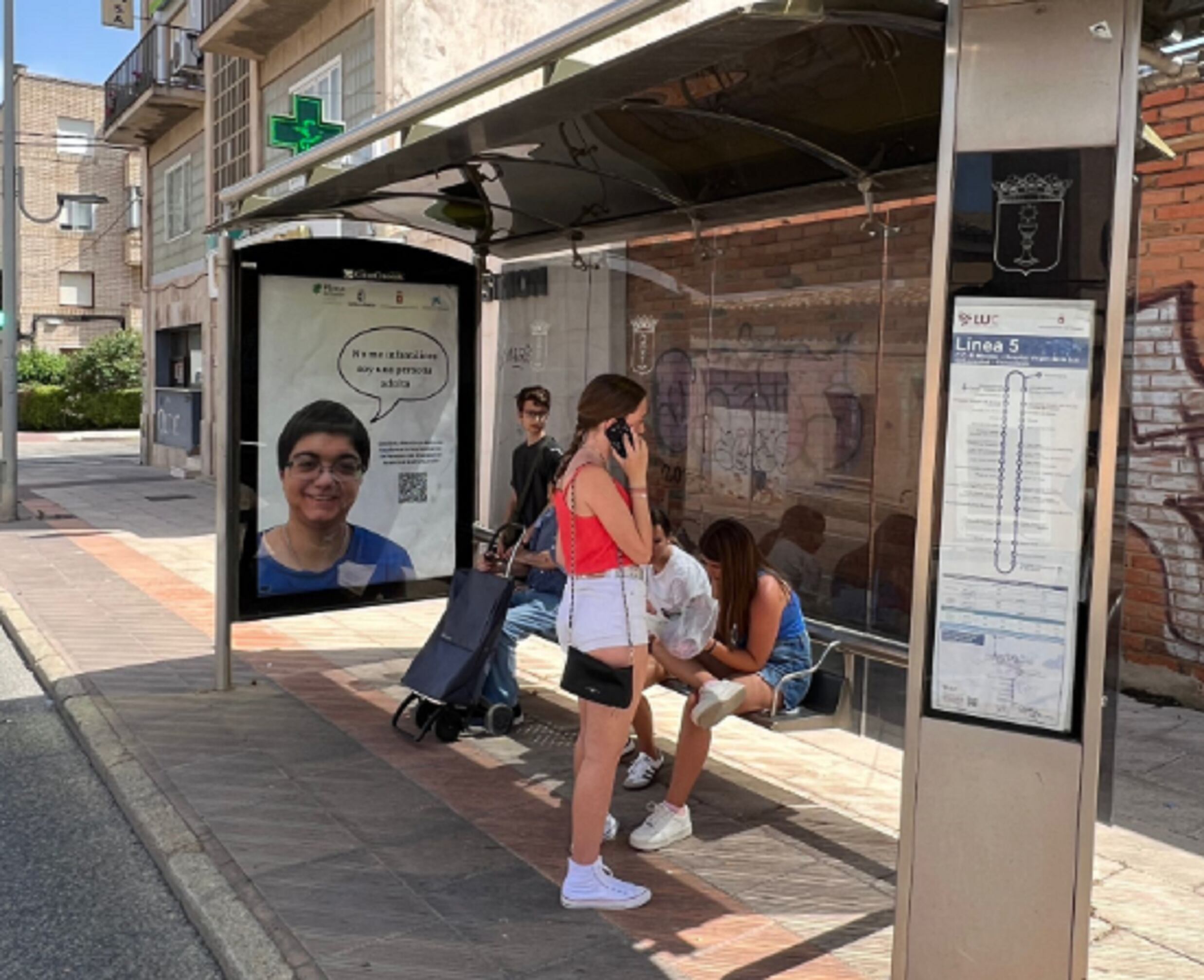 La campaña ya está en las marquesinas de Cuenca hasta el 7 de julio.