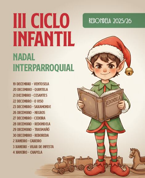 Nadal interparroquial en Redondela