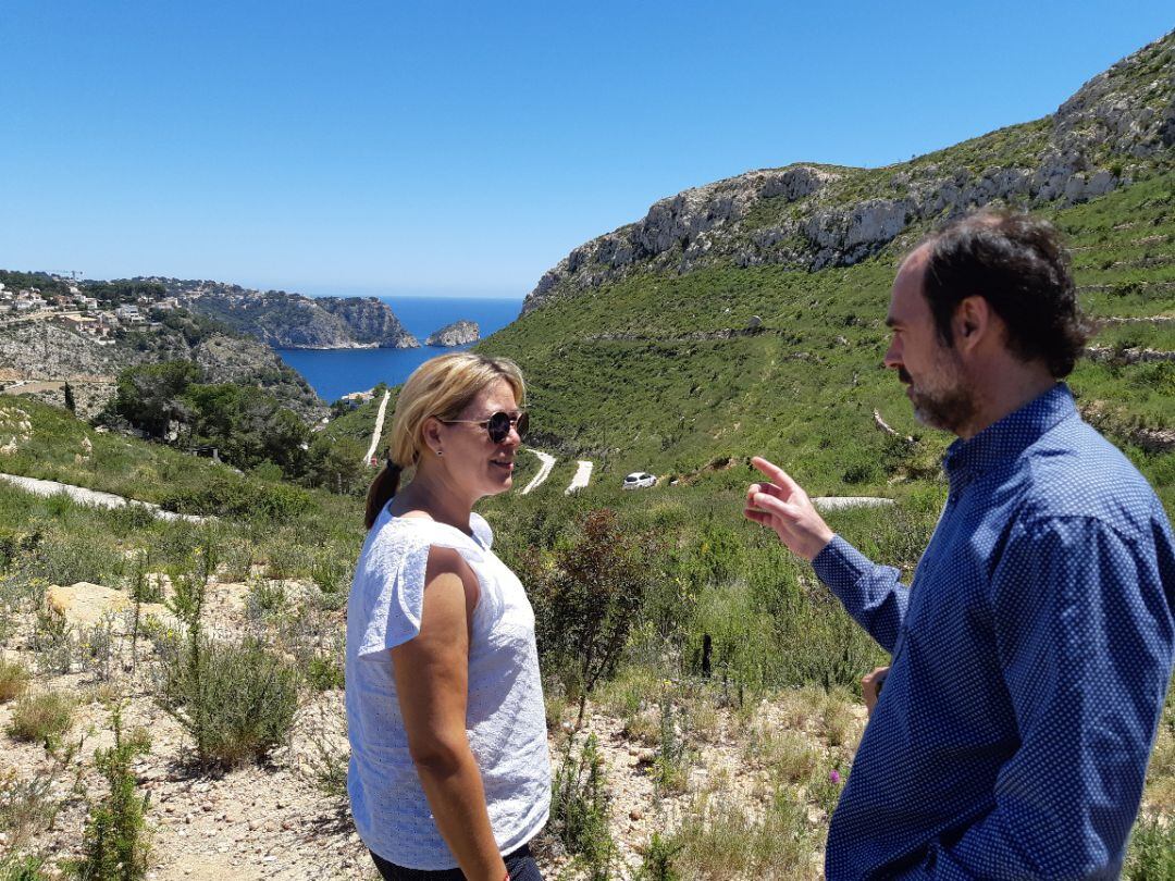 Visita del secretario autonómico de Medio Ambiente y Cambio Climático, Fran Quesada a la Granadella.