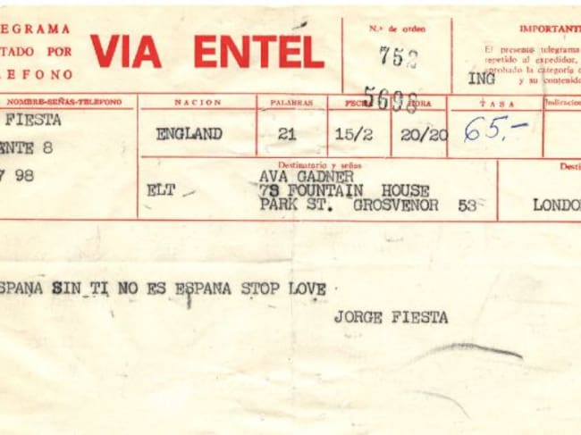 FOTOGALERÍA | Las cartas de Ava Gardner