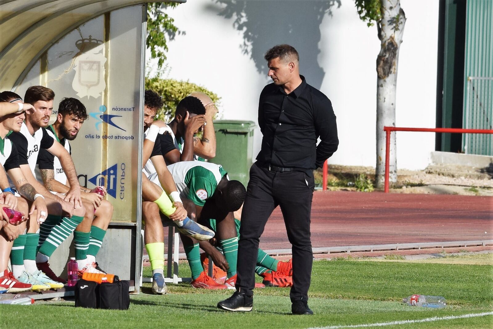 Aitor Gómez, en el banquillo de Tarancón este sábado