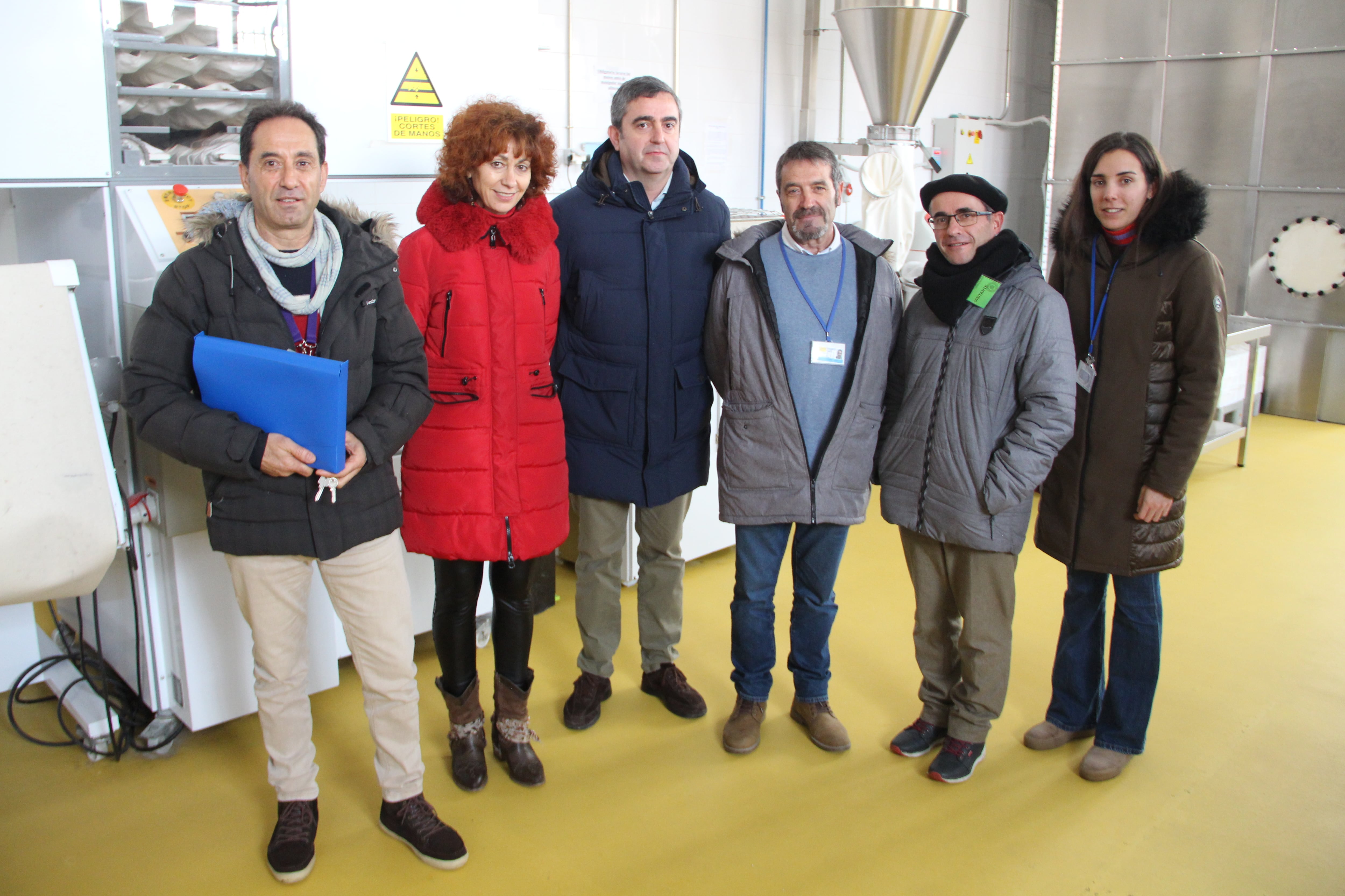 Algunos de los trabajadores del Centro Penitenciario de Burgos implicados en el programa de formación.