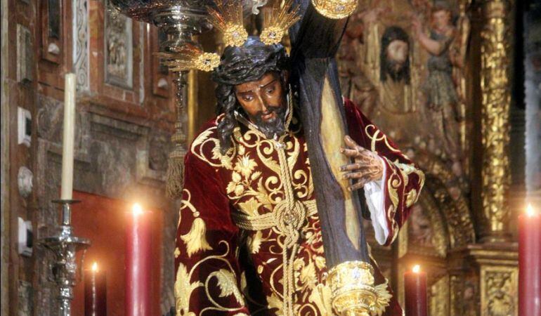 El Cristo de las Tres Caídas irá en vía crucis a la parroquia de Santa Ana este domingo 31 de enero
