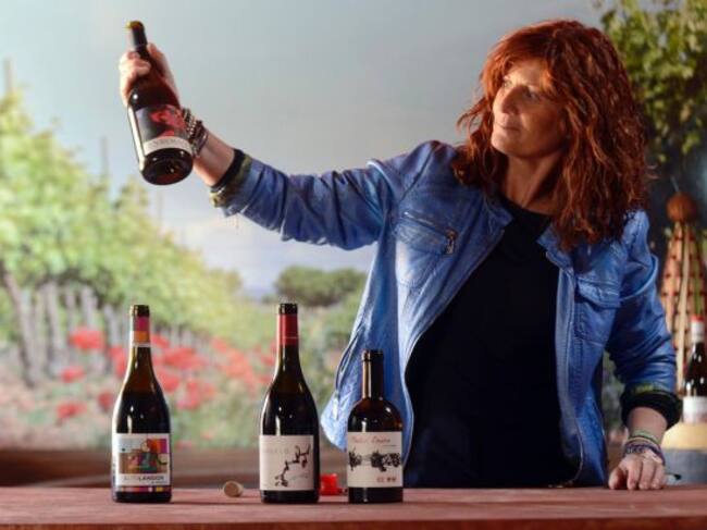 Rosalía Molina recorre el mundo para la promoción de sus vinos.