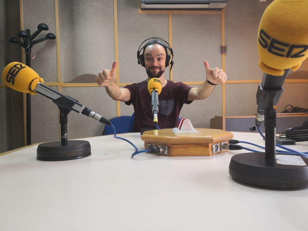 El músico onubense Diego Guerrero en la SER