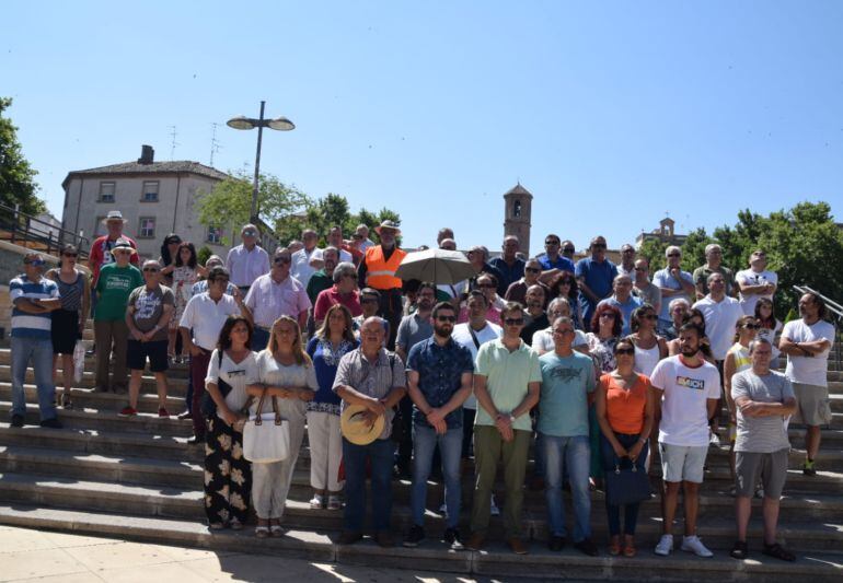 Concentración por el accidente laboral mortal en Linares. 