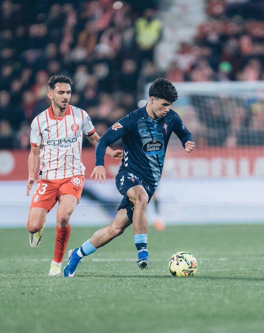 Andrés Antañón debuta con el Celta