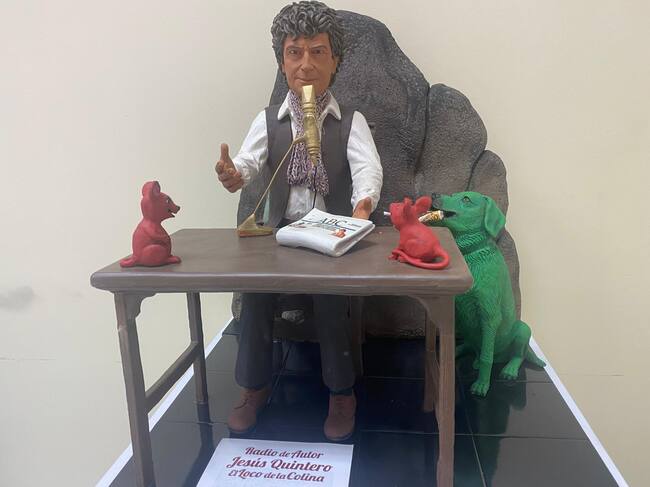 Escultura de Jesús Quintero 'loco de la colina'