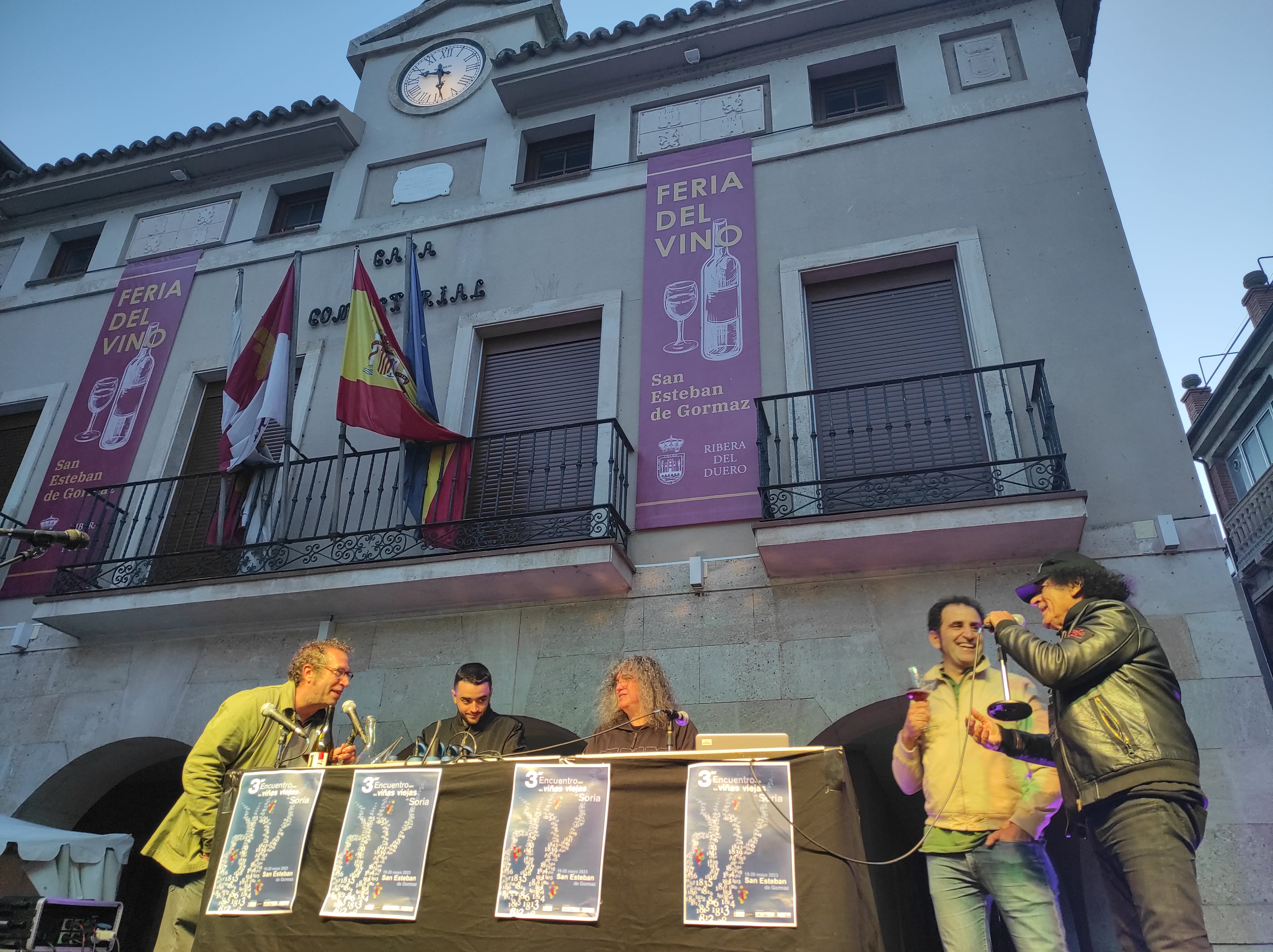 Inauguración del encuentro de Viñas Viejas en San Esteban de Gormaz.