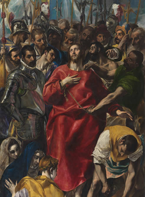 &#039;El Expolio de Cristo&#039; de El Greco, realizado entre los años 1577 y 1579 y conservado todavía en la Sacristía de la Catedral de Toledo