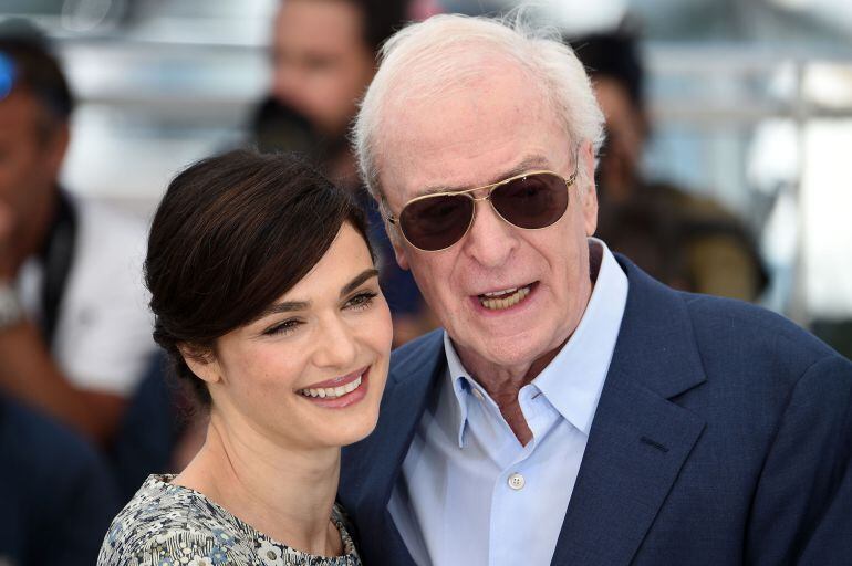 CANNES, FRANCE - MAY 20:  Rachel Weisz and Michael Caine attend the &quot;Youth&quot;  Photocall during the 68th annual Cannes Film Festival on May 20, 2015 in Cannes, France.  (Photo by Venturelli/WireImage)