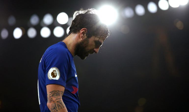 Cesc, en un partido entre el Chelsea y el Arsenal de la Premier League.