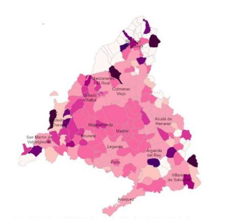 Situación epidemiológica general de la Comunidad de Madrid a 16 de marzo de 2021