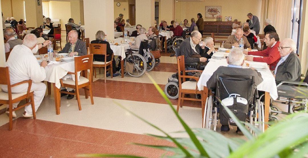 Interior de una Residencia de ancianos