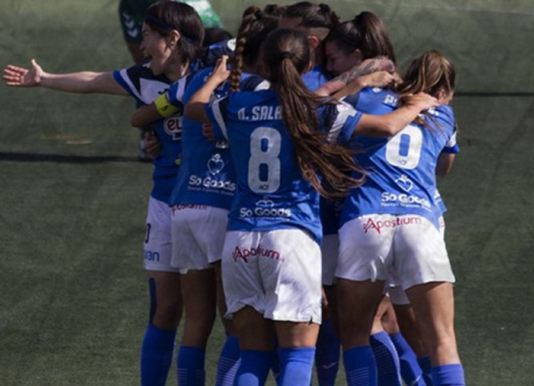 El Alhama celebrando su gol ante Almassora