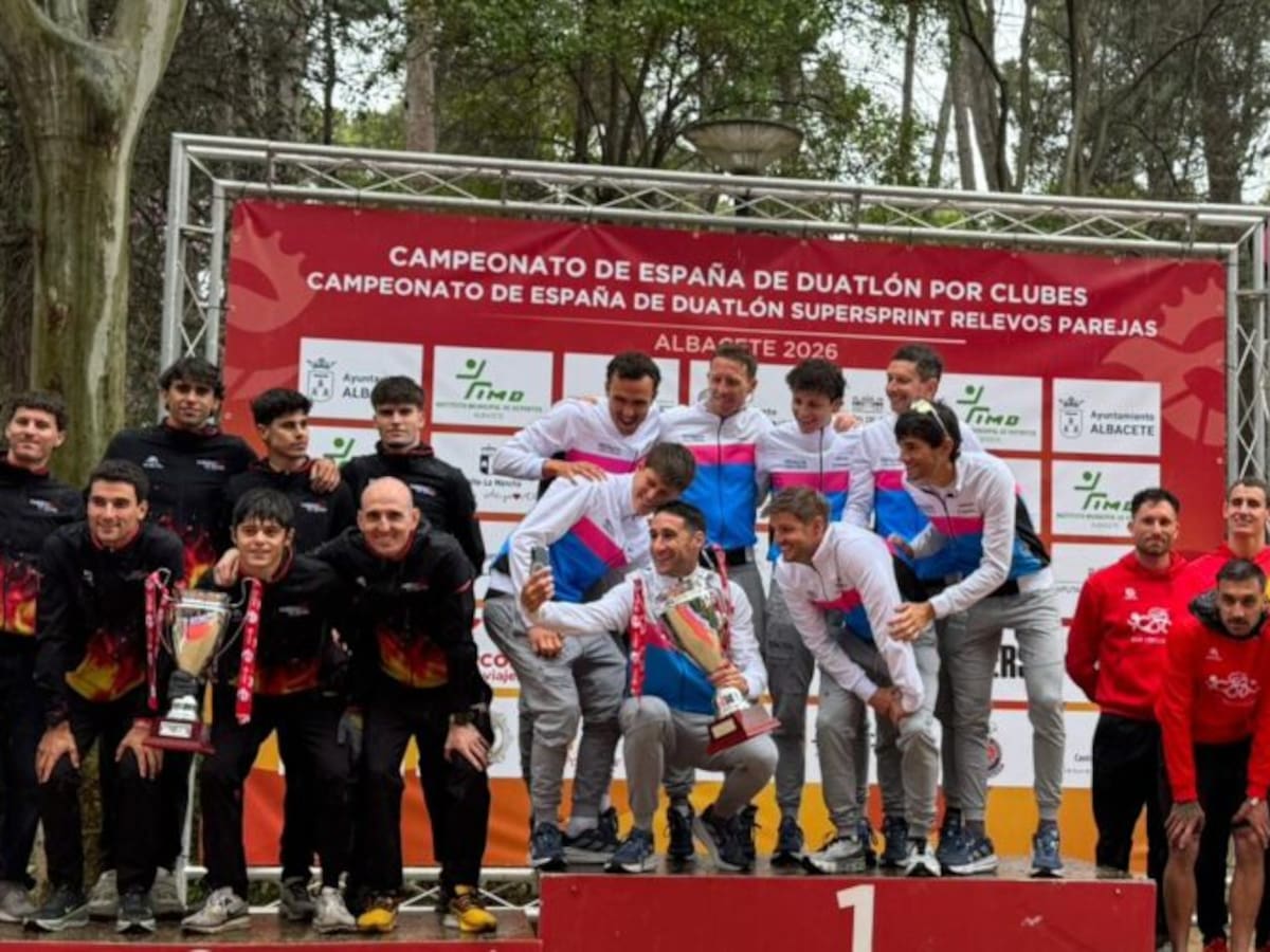 Bronce final para el Deporama Triatlón Soriano masculino en la Liga de Clubes